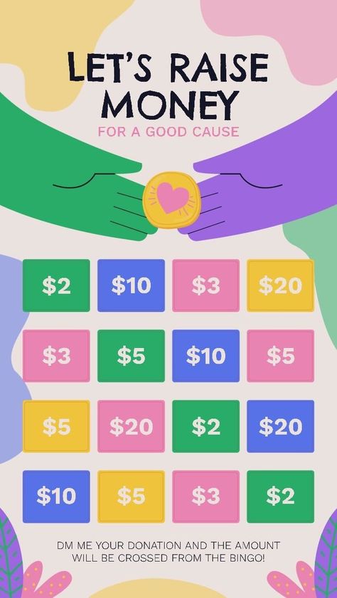 Colorful Fundraising Instagram Story Fundraising Instagram Post, Fundraising Bingo Board Instagram, Facebook Fundraising Ideas, Social Media Fundraising Post, Fundraising Social Media Posts, Fundraising Ideas For Sororities, Sorority Fundraising Ideas, Cmn Ideas, Fundraiser Poster Ideas