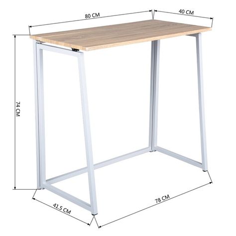 Metal Folding Table, Oak Wood Desk, Folding Computer Desk, Modern Computer Desk, Folding Desk, Big Desk, Comfortable Furniture, Folding Furniture, Modern Console Tables