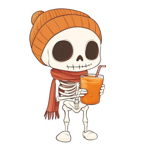 Chibi Skeleton, Juice Clipart, Skeleton Ghost, Graphic Resources, Skeleton, Juice, Ghost, Clip Art