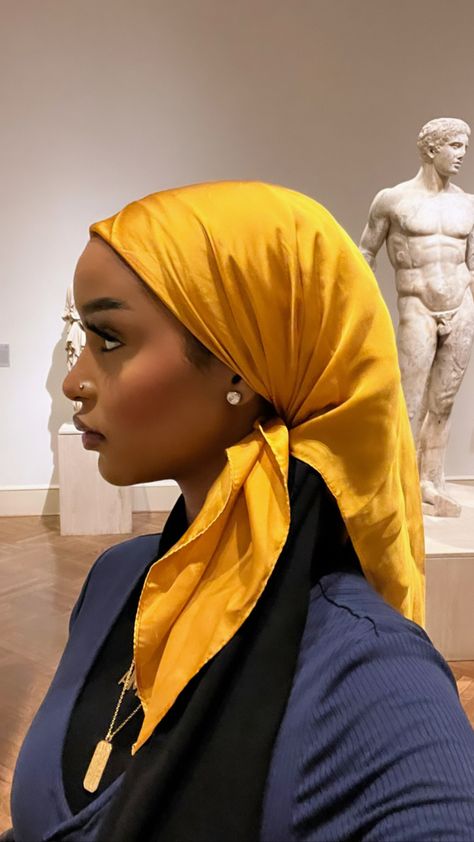 Headscarf Styles Bald, Loose Head Scarf, Silk Hair Wrap Styles, Greek Veiling Styles, Silk Scarf Hijab Style, Moroccan Head Scarf, Head Covering Styles, Silk Headwrap, Christian Veils