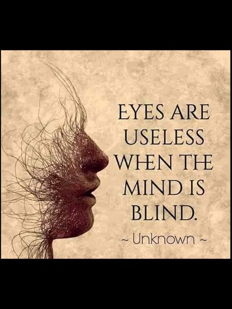 Eyes are useless when the mind is blind. Blind Quotes, Eye Quotes, Blind Eyes, Wednesday Wisdom, Good Morning Picture, Morning Pictures, Morning Wish, Good Morning Wishes, Quotable Quotes