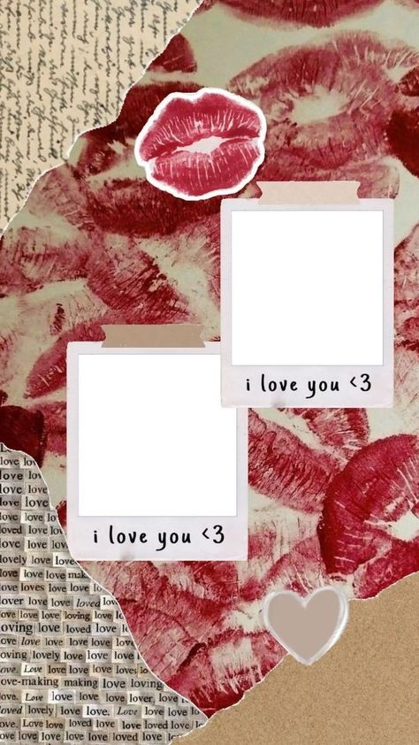 I Love You Wallpaper, Love Wallpaper Iphone, 17 Doğum Günü, Collage Photo Frame Design, Pretty Wallpaper Ipad, Diy Photo Book, Wallpaper Iphone Love, Birthday Collage, Happy Birthday Template