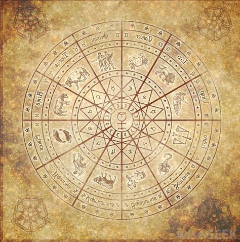 What Is A Mystic, Astrology Charts, Zodiac Circle, Astrology Compatibility, Natal Charts, Old Paper, Background For Photography, Free Reading, Wall Mural