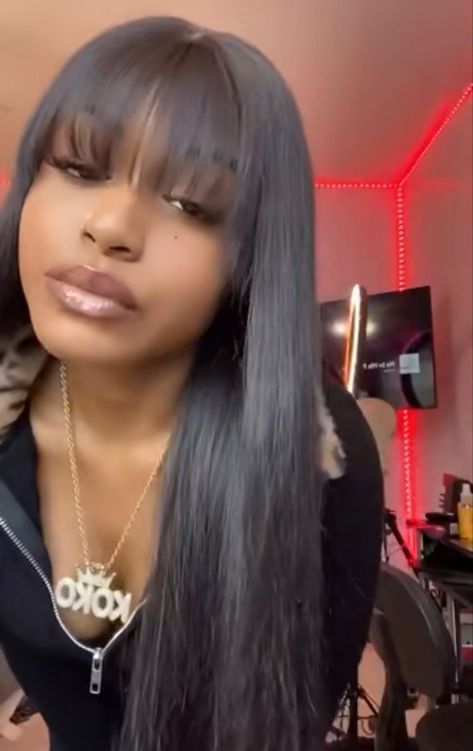 Fire Hairstyles, Style Bangs, Bang Wig, Body Wave Wigs, Sew In Wig, Body Wave Lace Front Wig, Hair Machine, Wave Lace Front Wig, Long Hair Wigs