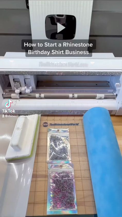 The Rhinestone World on Instagram: “Have you tried rhinestones with your Cameo vinyl cutter, yet? We are teaching how to make rhinestone shirts tonight on our YouTube channel…” Diy Rhinestone Shirt, How To Make Crystals, Rhinestone Shirts, Shirt Making, Diy Rhinestone, Htv Vinyl, Vinyl Shirts, Diy Shirt, Have You Tried