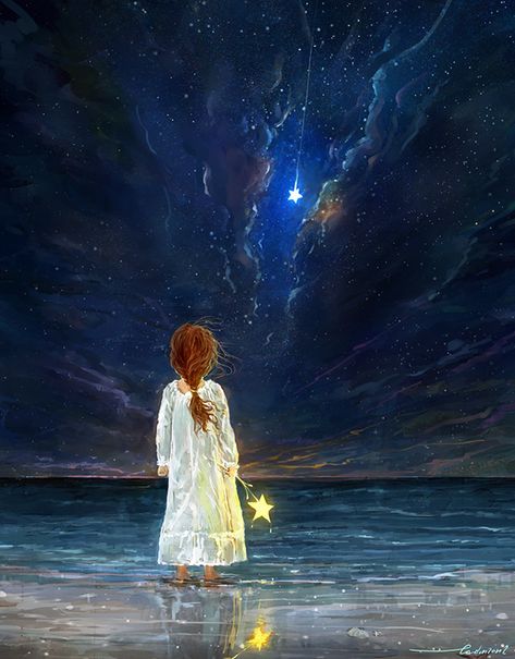 The Sky, A Girl, A Woman, Stars, Water, On Instagram, Instagram, Art