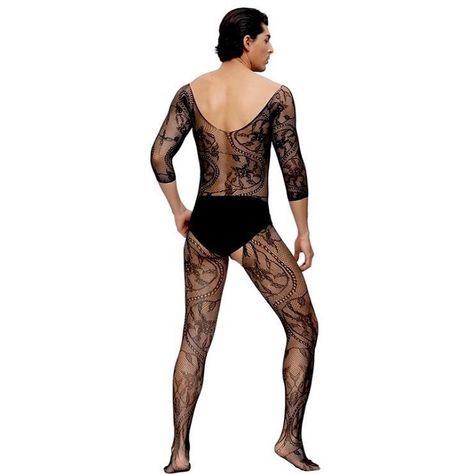 Introducing our latest captivating creation - the Baroque Print Lace Mesh Body Stocking. Embracing the seductive ensemble effortlessly that blends sultry lace, sheer mesh, and a striking arrow print pattern. DETAILS & MEASUREMENTS: The full-body stockings are primarily composed of nylon and spandex fabrics, which are soft and stretchy. They are designed to fit comfortably over the entire body. The size range accommodates individuals from Small to Large, so both women and men can wear these ... Body Stocking, Baroque Print, Bodysuit Designs, Arrow Print, Dance Performance, Body Suit, Sheer Fabrics, Print Pattern, Spandex Fabric