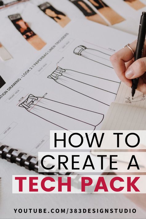 How to Create a Fashion Tech Pack Tech Packs Template, Tech Pack Fashion Template, Fashion Design Tech Pack, Tech Packs Fashion, How To Create A Fashion Collection, Clothing Tech Pack, Techpacks Fashion, Techpack Template, Tech Pack Fashion