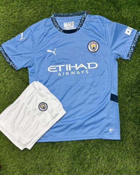 Support Manchester City in style with the 2024/25 Home Jersey – Fan Edition. This 100% polyester jersey features the iconic sky blue color, an embroidered club crest, and Dri-FIT technology for optimal comfort and moisture management. Exclusively available at Sports Baazar, it’s perfect for any true City fan. Portugal Euro, Sky Blue Color, Football Equipment, Football Kits, Football Boots, Fc Barcelona, Manchester City, Soccer Jersey, Real Madrid