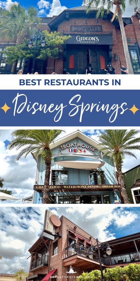 The Ultimate Guide to the Best Disney Springs Restaurants Best Food At Disney Springs, Best Quick Service Disney World, Best Disney Springs Restaurants, Wdw Restaurants, Disney Springs Food, Disney Springs Restaurants, Disney Springs Orlando, Disney Universal Studios, Coronado Springs