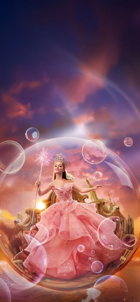 Oz Aesthetic, Glinda Wicked, Wicked Glinda, Wicked Musical, Creative Fashion Photography, Sea Wallpaper, Ariana Grande Wallpaper, Sailor Moon Wallpaper, Defying Gravity