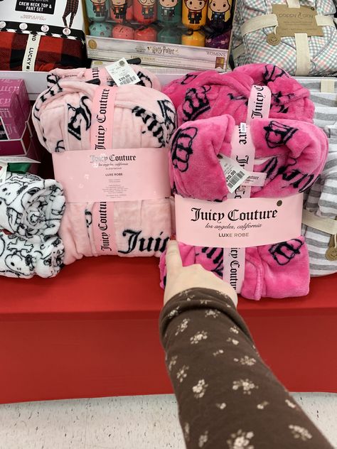 Tj Maxx Juicy Couture, Marshall’s Finds, Marshall Finds, Hot Pink Juicy Couture, Tj Maxx Finds, Juicy Couture Clothes, Pink Pjs, Couture Clothes, Mcbling Fashion