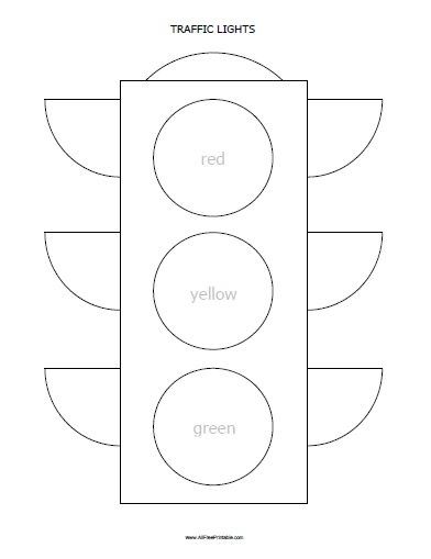 Traffic Light Coloring Page, Light Coloring Page, Traffic Light Sign, Garrett Morgan, Street Safety, Quiet Book Templates, Lap Book, Green Lights, Diy Quiet Books