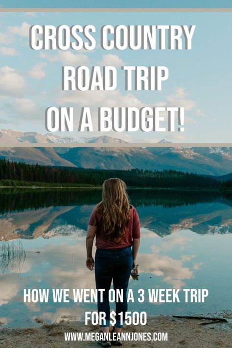 Taking a cross country Out West road trip on a budget! Today I'm sharing the exact things we did to save money on our cross country road trip out west! We are definite budget travelers and we ended up spending less than $1500 for a3 week trip Out West! We camped in our car, and I'm sharing exactly how we camped in our car and made it comfortable. I'm sharing 5 tips on how you can save money when taking a cross country trip out west on a budget! How we took an out west road trip for $1500 Out West Road Trip, Baby Road Trip, Road Trip On A Budget, West Road Trip, Rv Road Trip, Cross Country Trip, Cross Country Road Trip, Long Road Trip, Us Road Trip