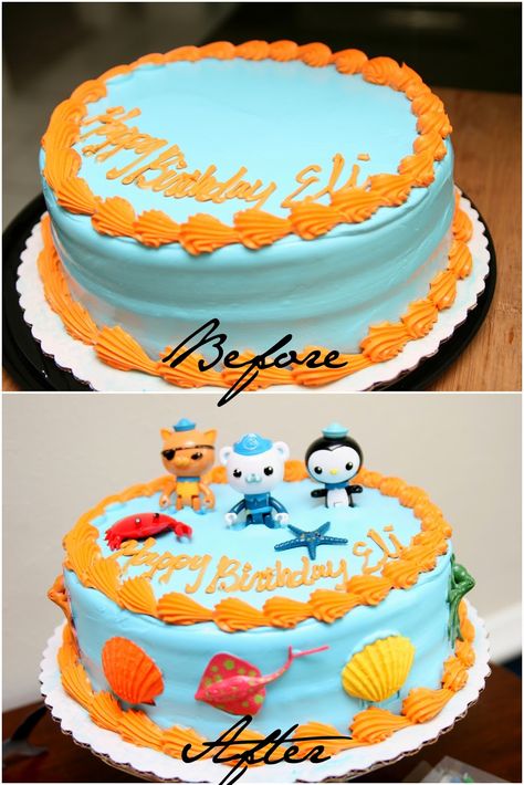 Easy Octonauts Birthday Cake, Octonauts Birthday Cake, Octonauts Cake, Octonauts Birthday Party, Octonauts Party, The Octonauts, 3rd Birthday Cakes, Swim Party, Birthday 5