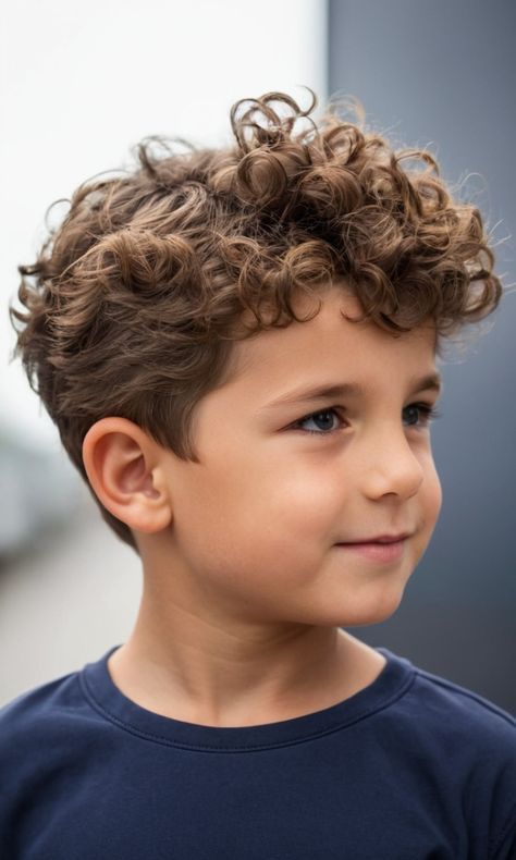 Short Sides Curly Top Men, Hair Cuts For Curly Hair For Boys, Toddler Surfer Haircut, Curly Kids Haircut, Curly Little Boy Haircut, Haircuts For Little Boys With Curly Hair, Boys Haircut For Curly Hair, Kids Cuts Boys, Toddler Boy Haircut Wavy Hair