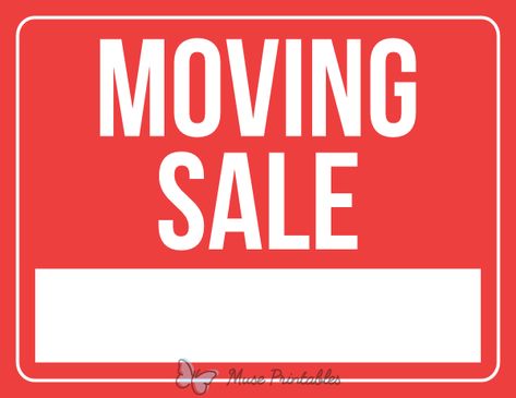 Printable Moving Sale Sign Moving Sale Signs, Sale Signs, Sale Sign, Moving Sale, Sign Templates, For Sale Sign, Yard Sale, Free Printable, Free Printables