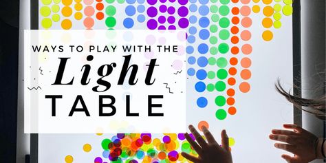 Light Table Kindergarten Ideas, Diy Sensory Light Table, Pre K Light Table Activities, Pre K Sensory Table Ideas, Light Table Toys, Light Table Ideas For Kindergarten, Light Table Kindergarten, Diy Light Table For Kids, Light Table Activities Kindergarten