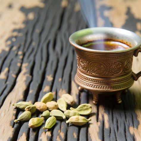 A fragrant and aromatic Middle Eastern coffee infused with cardamom Qahwa Coffee, Long Black Coffee, Caffeine Alternatives, Red Eye Coffee, Honey Coffee, Hot Desserts, Coffee Origin, White Desserts, Arabic Coffee