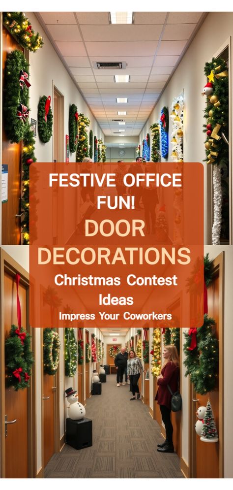 Inspiring Christmas office door decorating ideas Decorated Christmas Doors At Work, Office Christmas Decorating Ideas For Work Cubicle, Office Door Holiday Decorations, Christmas Door Decorating Contest Themes, Office Christmas Decorating Ideas For Work, Office Door Decorating Ideas, Office Door Christmas Decorations Ideas, Christmas Office Door Decorating Contest, Office Christmas Decorations Contest