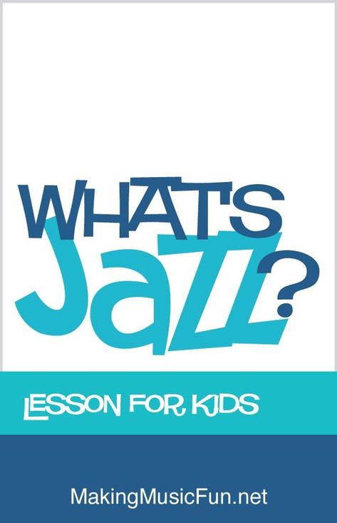 What's jazz you ask? Three things set this art form apart from classical music: 1) The Rhythm, 2) Improvisation, and 3) The Conversation. Learn more on MakingMusicFun! #makingmusicfun https://www.makingmusicfun.net/htm/f_mmf_music_library/whats-jazz.php Music Lesson Plans Elementary, General Music Classroom, Music Study, Jazz Songs, Elementary Music Lessons, Elementary Music Education, Music Lesson Plans, Elementary Music Classroom, Music Teaching