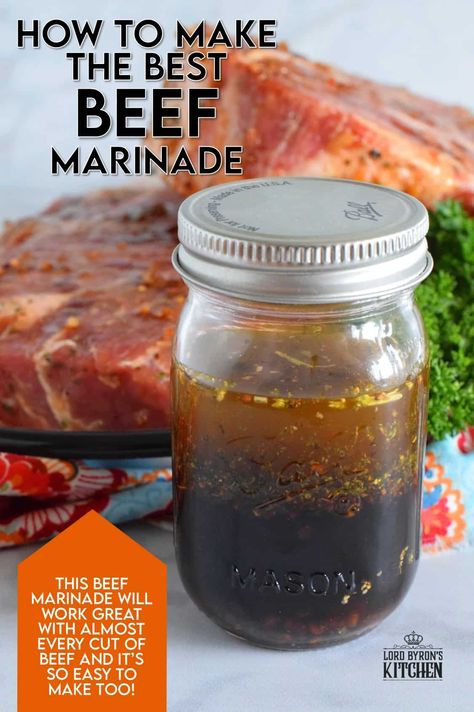 In those instances when just plain salt and pepper will not do, you need the Best Beef Marinade, and this post will share with you how to make it! It is not extravagant or complicated, but the flavour it imparts is absolutely extraordinary! #steak #beef #marinate #marinade #flavourtown #seasoning #grill Beef Tenderloin Marinade, Roast Beef Marinade, Tenderloin Marinade, Sirloin Tip Steak, Homemade Italian Seasoning, Beef Loin, Steak Marinade Recipes, Sirloin Tip Roast, Sirloin Roast