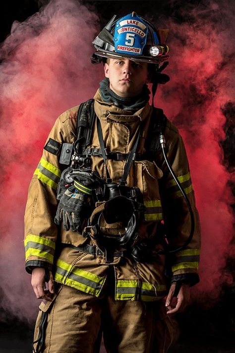 Fire Department Photography, Black Background Portrait, Chalk Photos, Firefighter Photography, Firefighter Calendar, Firefighter Art, Firefighter Pictures, Senior Boy Photography, Fire Life