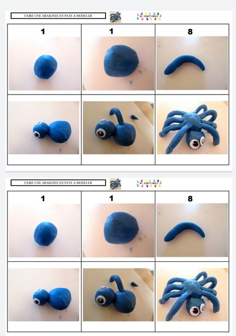 Play Dough Animals, Play Doh For Kids, Play Dough Crafts, Play Doh Fun, Thema Halloween, Montessori Diy, Clay Crafts For Kids, Playdough Activities, Fondant Animals