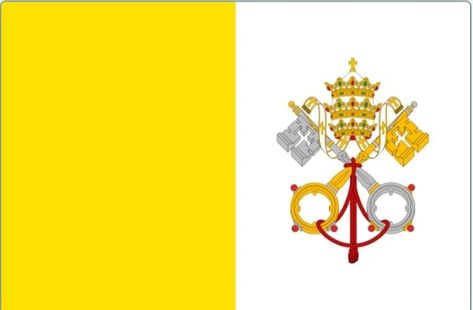 Vatican Flag, Vatican City Flag, Bumper Magnets, White Banner, Historical Flags, Magnet Design, Vinyl Magnets, Fishing Decals, The Vatican