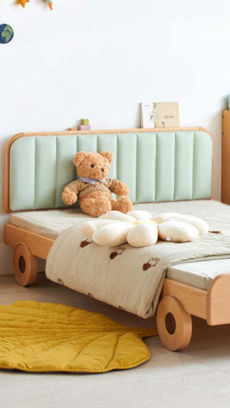 Fill your kid's room with fun and adventure. Shop Online or In Store for children's beds & mattresses that will reflect their creative minds! When the little one has outgrown the cot, our children’s beds are a great fit. Children Bed Design, Kids Room Wall Decor Girls, Kids Wooden Bed, Kids Bedroom Organization, Kids Bedroom Wall Decor, Kids Bed Design, Wooden Rocking Chair, Climbing Arch, Children Bed