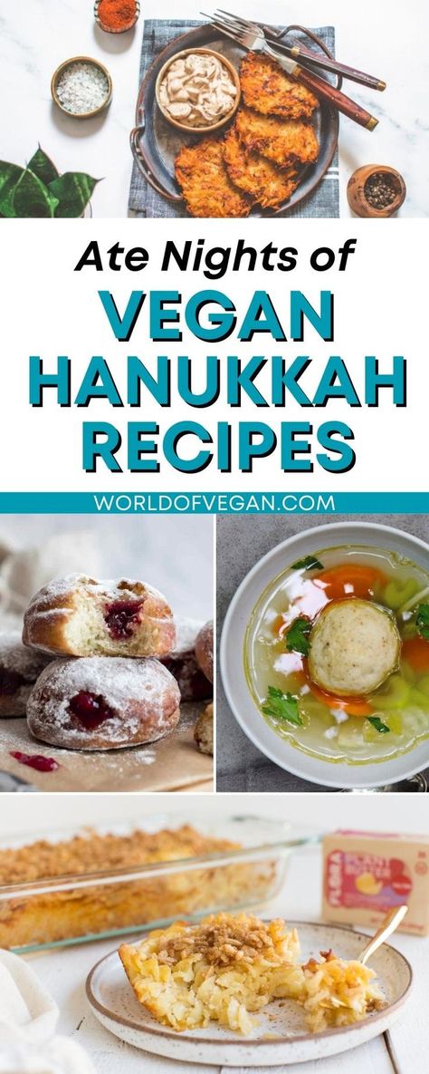 First Night Of Hanukkah Dinner, Vegetarian Hanukkah Recipes, Vegan Hanukkah Recipes, Vegan Jewish Recipes, Hannakuh Aesthetic, Hannukah Aesthetic, Chanukah Food, Hanukkah Party Food, Hanukah Appetizers