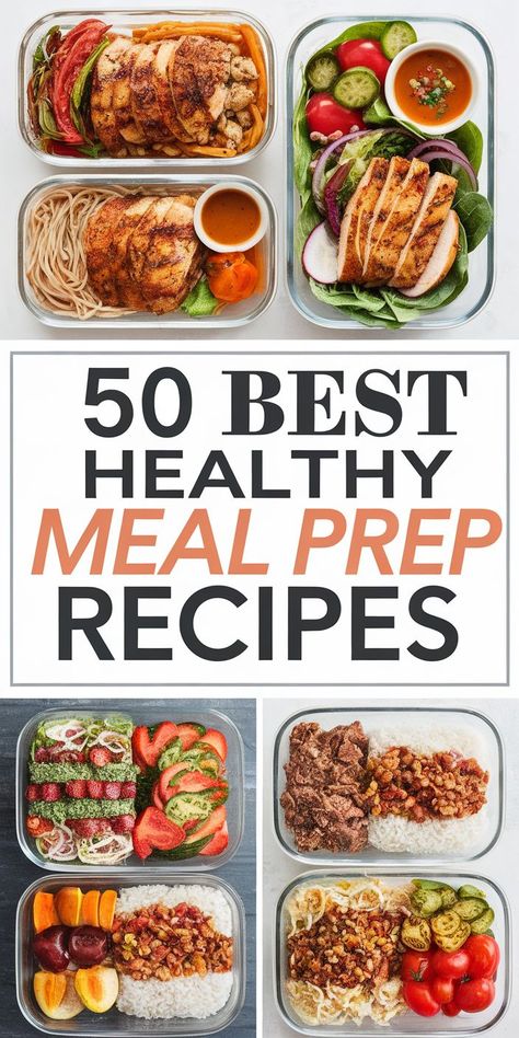 50 Healthy Meal Prep Recipes for Weight Loss Goals Healthy Whole Food Meal Prep, Healthy Meal Prep Lunch Clean Eating, Healthy Meal Prep For Lunch At Work, Mealprep Lunch Easy Meals, Healthy Lunch For Weight Losing, Meal Prep Weight Losing, Meal Prep For Weight Losing, Meal Prep For Losing Weight Recipes, Healthy Meal Prep Lunch For Work