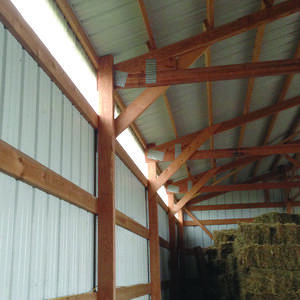 Sawmill Shed Ideas, Pole Barn Trusses, Agricultural Architecture, Farm Storage Buildings, Diy Pole Barn, Building A Shed Roof, Metal Pole Barns, Cattle Corrals, Pole Barn Construction