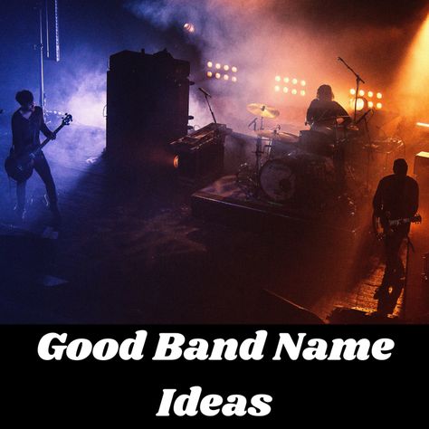 Grunge Band Name Ideas, Cool Band Names, Cool Brand Names, Band Names Ideas, Starting A Band, Band Names, Band Group, Grunge Band, Cover Band