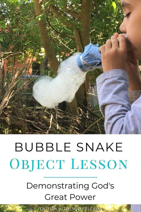 Christian Object Lesson, Mothers In The Bible, Bubble Snake, Kids Church Lessons, Daniel And The Lions, Ephesians 3 20, Bible Object Lessons, Raising Godly Children, Vbs 2024