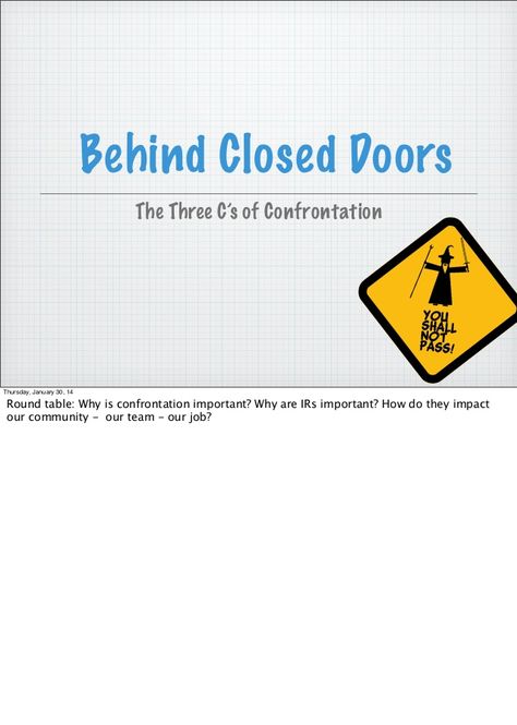 Steps for Confrontation - Resident Assistant Training by Kate Nickelchok via slideshare Ra Training, Ra Inspiration, Resident Assistant Bulletin Boards, Time Management College Student, Student Affairs, Human Body Unit, Resident Adviser, Res Life, Residence Life