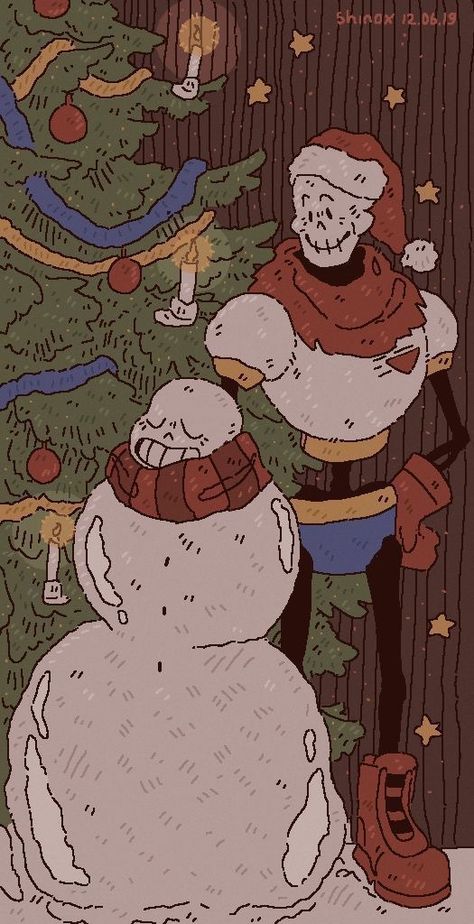 Undertale Christmas, Undertale Background, Toriel Undertale, Merry Christmas Everybody, Arte Indie, Undertale Funny, Toby Fox, Undertale Cute, A Happy New Year