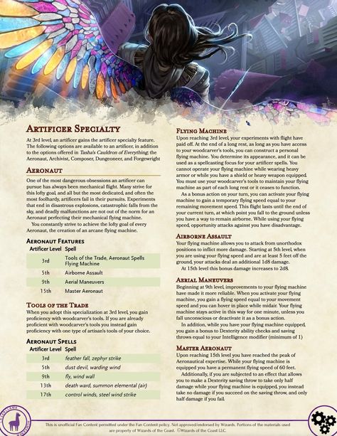 Dnd Articifer, Artificer Dnd, Dnd Artificer, Character Name Generator, Dnd Subclasses, Homebrew Classes, Arcane Trickster, Dnd Character Sheet, Dnd Homebrew