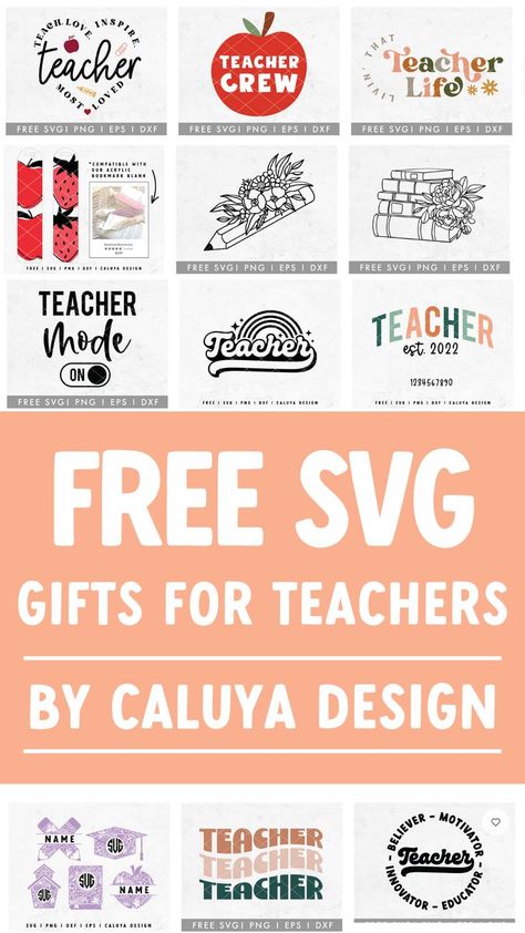 Teacher gift with Free SVG Svg Quotes Funny, Quotes For Shirts, Free Teacher, Cricut Projects Beginner, Identity Design Logo, Teacher Svg, Cricut Free, Teacher Quotes, Svg For Cricut