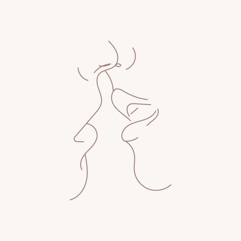 Kiss Drawings Minimalist, Kissing Outline, Drawing Of Kissing, Line Art Kissing, Kiss Line Drawing, Kissing Line Art, Kiss Draw, Kiss Line Art, Kiss Sketch