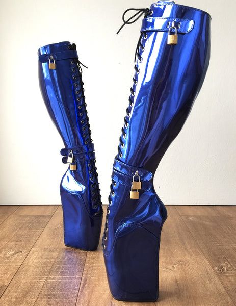 Products – Page 8 – Refuse to be Usual Beginner Ballet, Sheer Leggings, Ballet Boots, Ballet Heels, Punk Pins, Gothic Shoes, Beautiful Boots, Punk Goth, Metallic Blue