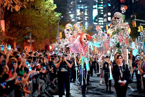 Nyc 2023, Greenwich Village Nyc, The Long Halloween, Halloween City, Red Poodles, Nyc Christmas, Halloween Parade, Rockabilly Hair, Guy Fawkes