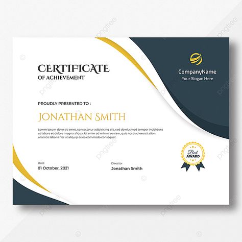 College Certificate Design, Bg Images, Certificates Template, Certificate Layout, Black Waves, Certificate Of Achievement Template, Certificate Border, Name Plate Design, Certificate Design Template