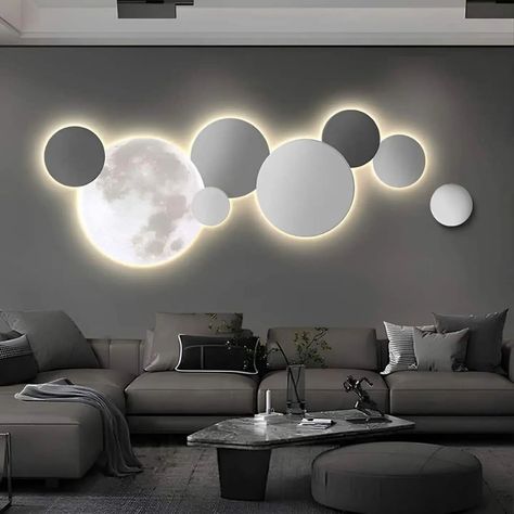 Wall Decoration Ideas ✨️ #wall #wallart #walldecor #walldesign #walldecorationideas #walldecoration #walldecorations #walldecorationforlivingroom #sethiglassplywood #explorepost #explorepage✨ #viralpost❤️❤️❤️❤️❤️😍😍😍😎💯💯💯💯 #interiordecoratingideas #fitnesstransformation #nationalstudendsday #cyclinglife Unique Small Living Room Ideas, Backlit Wall Art, Room Panelling, Small Room Setup, Beautiful Bed Designs, Living Room Panelling, Dream Villa, Led Wall Decor, Grey Aesthetic