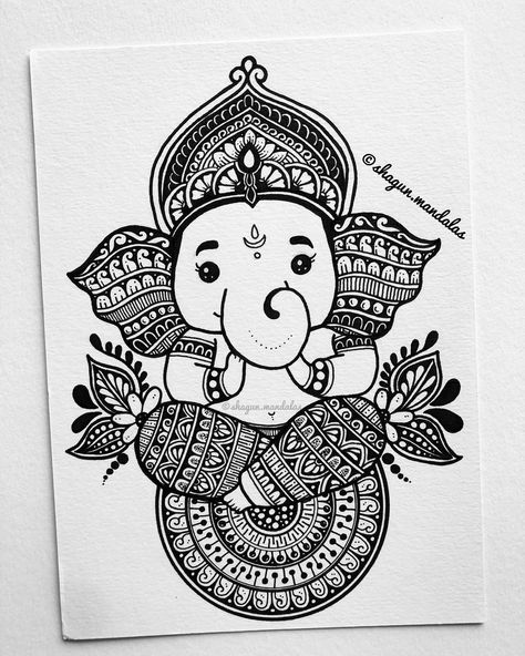 May Lord Ganesha 🐘 remove all hurdles from your path and bless you with joy and prosperity. 🙏🕉 ✨✨ ✨✨ DO NOT COPY MY GANESHA ART! ✨✨ - Book a one to one session with me to learn Ganesha mandala art ♥️ DM for price and timing! . . #ganpatibappamorya #artwork #artist #mandala #doodle #ganesha #ganeshatattoo #lordganesha #ganeshaart #tattooideas #mandalas #mandalasbyshagun #mandalaart #ganeshart #inkart #inkwork #inkartwork #explorepage #viralart Ganesha Mandala Art Easy, Doodle Ganesha, Ganesh Ji Mandala Art, Ganesh Ji Sketch, Ganesha Doodle, Ganesh Mandala Art, Ganesha Mandala Art, Ganesh Mandala, Ganesha Mandala