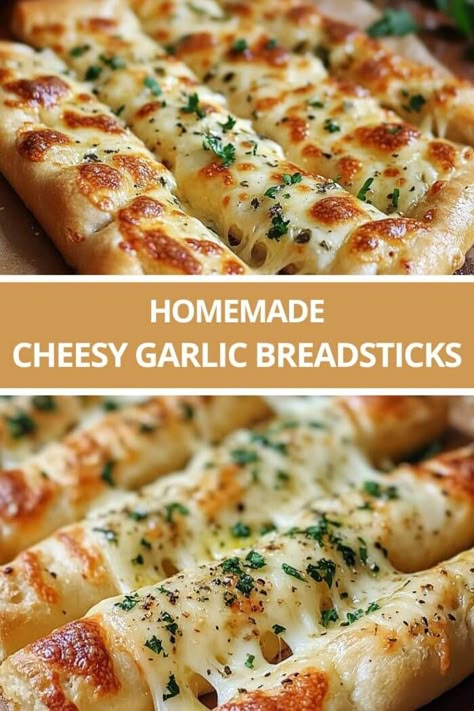 Cheesy Breadsticks Recipe, Cheesy Garlic Sticks, Garlic Bread From Pizza Dough, Homemade Cheesy Breadsticks, Garlic Cheesy Bread Recipe, Bread Sticks With Pizza Dough, Bread Sticks From Pizza Dough, Pizza Bread Recipe Easy, Homemade Garlic Bread Sticks