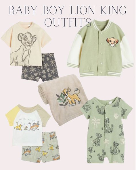 Simba - timone and pumba - bomber jacket - pajamas - T-shirt and shorts - romper - onesie - baby blanket - sage green - Disney baby boy clothes - neutral baby boy outfits - h and m - H&M baby - walmart kids clothes - walmart baby - tasteful Disney clothes - spring vacation outfit for baby boy Follow my shop @StylingMyBoys on the @shop.LTK app to shop this post and get my exclusive app-only content! #liketkit #LTKU #LTKbaby #LTKunder50 @shop.ltk https://liketk.it/476E9 Disney Baby Boy Outfits, Lion King Outfits, Toddler Boy Disney Outfit, Disney Baby Clothes Boy, Outfits For Baby Boys, Baby Boy Disney, King Outfits, Spring Vacation Outfits, Walmart Kids