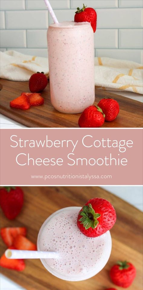 Try this cottage cheese smoothie for a healthy and refreshing breakfast. This strawberry cottage cheese smoothie is packed with flavor and protein, making it a great protein smoothie. It’s the best cottage cheese smoothie to start your day with a nutritious boost, especially as a cottage cheese protein smoothie. Cottage Cheese Smoothie Recipes, Strawberry Cottage Cheese, Reduce Insulin Resistance, Cottage Cheese Protein, Pumpkin Smoothie Recipe, Cottage Cheese Smoothie, High Protein Smoothie Recipes, Almond Milk Cheese, Strawberry Cottage