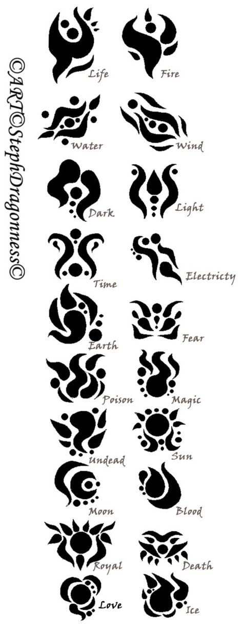 Alphabet Symbols, Element Symbols, Geniale Tattoos, Magic Symbols, Tattoo Arm, Painting People, Symbolic Tattoos, Ancient Symbols, Trendy Tattoos