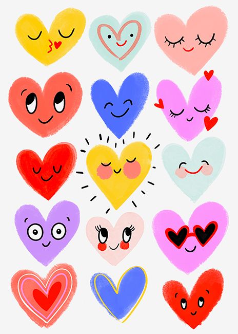 Magrikie : Illustration : valentine's / romance Christmas Picture Wallpaper, Pretty Illustration Art, Love Heart Drawing Ideas, Feel Good Illustration, Motivational Illustration Art, Gummy Bear Illustration, Valentine’s Day Art, Kindness Illustration, Cute Love Doodles